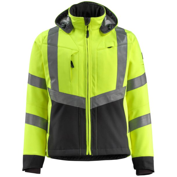 MASCOT&reg; Softshell jakke Hi-Vis Gul/Sort 15502-246-1709
