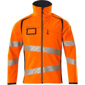 MASCOT® Softshell jakke Hi-Vis Orange/Mrk Marine 19002-143-14010