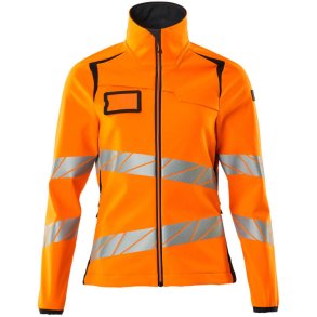 MASCOT® Softshell jakke Hi-Vis Orange/Mrk Marine 19012-143-14010