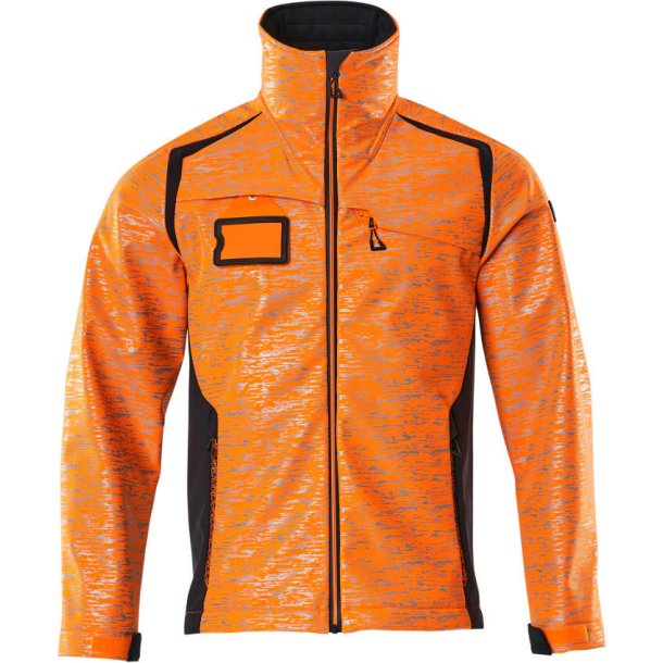 MASCOT Softshell jakke Hi-Vis Orange/Mrk Marine 19202-291-14010