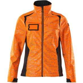 MASCOT® Softshell jakke Hi-Vis Orange/Mrk Marine 19212-291-14010