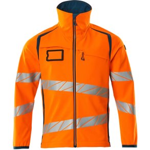 MASCOT® Softshell jakke Hi-Vis Orange/Mrk Petroleum 19002-143-1444
