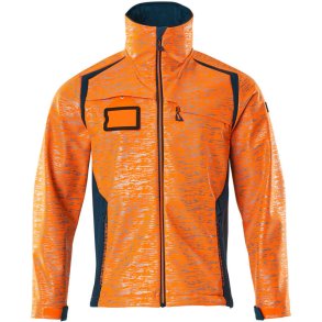 MASCOT® Softshell jakke Hi-Vis Orange/Mrk Petroleum 19202-291-1444