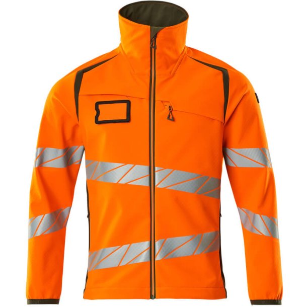 MASCOT Softshell jakke Hi-Vis Orange/Mosgrn 19002-143-1433