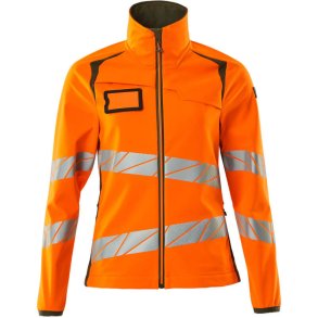 MASCOT® Softshell jakke Hi-Vis Orange/Mosgrn 19012-143-1433