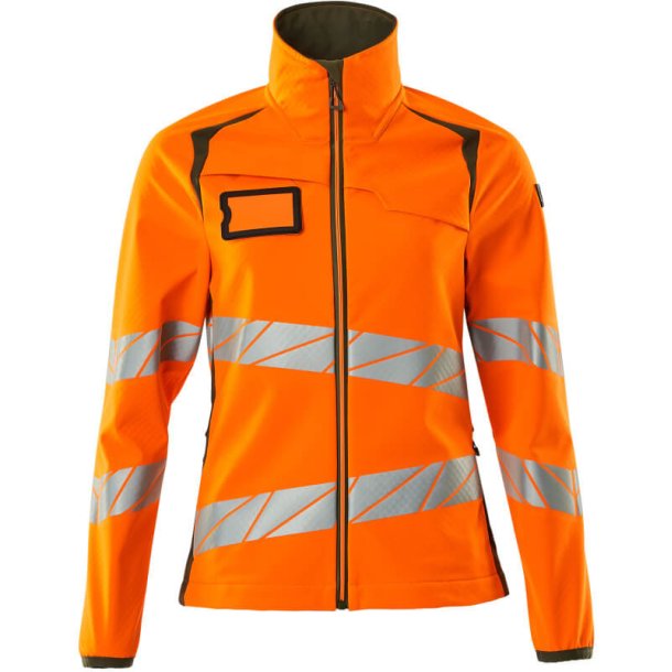 MASCOT Softshell jakke Hi-Vis Orange/Mosgrn 19012-143-1433