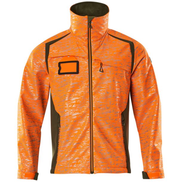 MASCOT Softshell jakke Hi-Vis Orange/Mosgrn 19202-291-1433