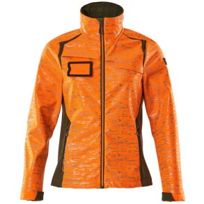 MASCOT® Softshell jakke Hi-Vis Orange/Mosgrn 19212-291-1433