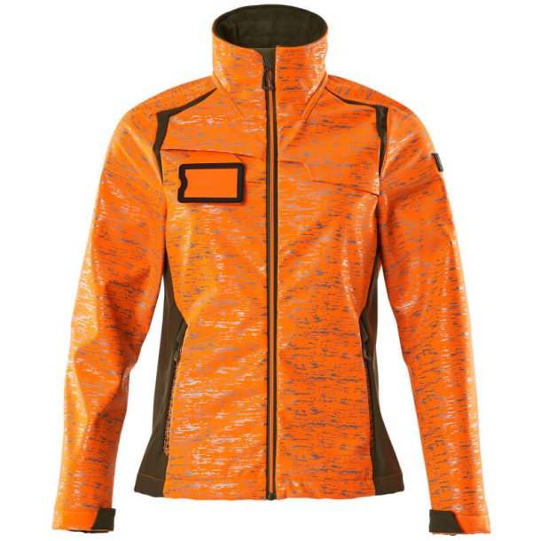 MASCOT Softshell jakke Hi-Vis Orange/Mosgrn 19212-291-1433