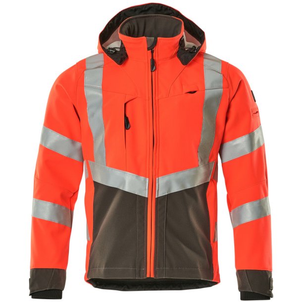 MASCOT Softshell jakke Hi-Vis Rd/Mrk Antracit 15502-246-22218