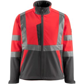 MASCOT® Softshell jakke Hi-Vis Rd/Mrk Antracit 15902-253-22218