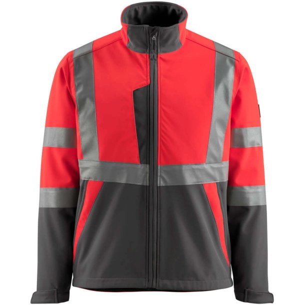 MASCOT Softshell jakke Hi-Vis Rd/Mrk Antracit 15902-253-22218