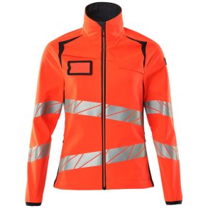 MASCOT® Softshell jakke Hi-Vis Rd/Mrk Marine 19012-143-22210