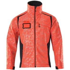 MASCOT® Softshell jakke Hi-Vis Rd/Mrk Marine 19202-291-22210