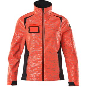 MASCOT® Softshell jakke Hi-Vis Rd/Mrk Marine 19212-291-22210