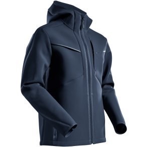MASCOT® Softshell jakke med htte Mrk Marine 22086-662-010