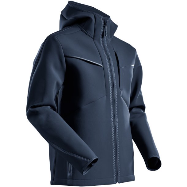 MASCOT Softshell jakke med htte Mrk Marine 22086-662-010