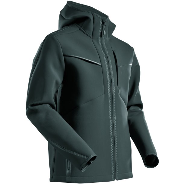 MASCOT Softshell jakke med htte Skovgrn 22086-662-34