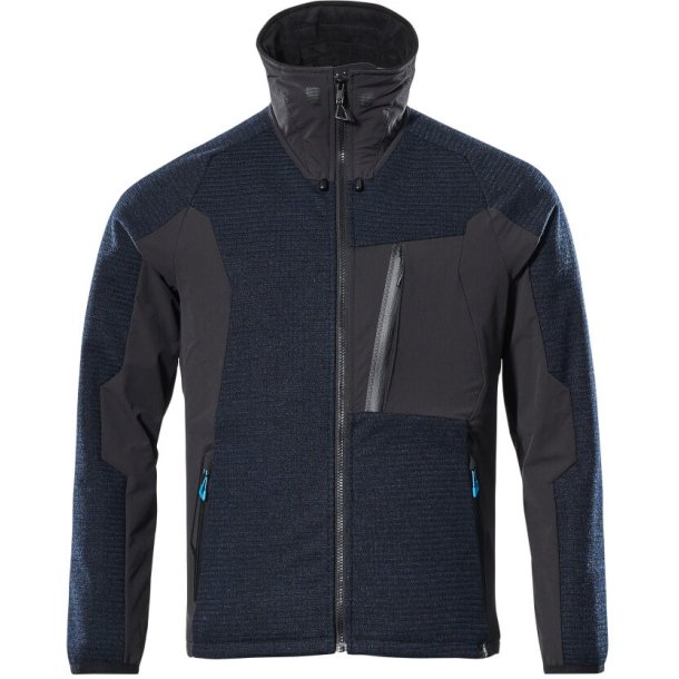 MASCOT&reg; Strikjakke med lynls Mrk Marine/Sort 17105-309-01009