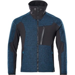 MASCOT® Strikjakke med lynls Mrk Petroleum/Sort 17105-309-4409