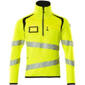MASCOT® Striktrje med kort lynls Hi-Vis Gul/Sort 19005-351-1709