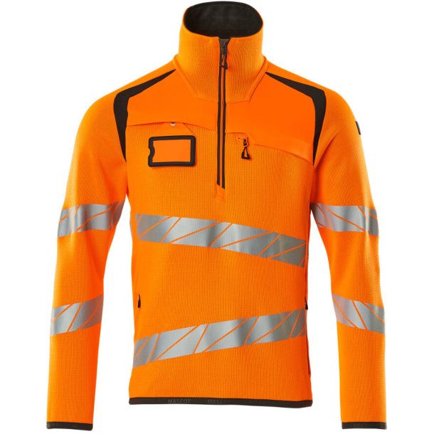 MASCOT&reg; Striktrje med kort lynls Hi-Vis Orange/Mrk Antracit 19005-351-1418