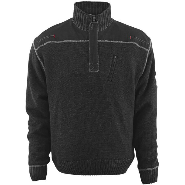 MASCOT&reg; Striktrje med kort lynls Sort 50354-835-09