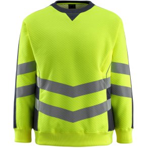 MASCOT® Sweatshirt Hi-Vis Gul/Mrk Marine 50126-932-17010