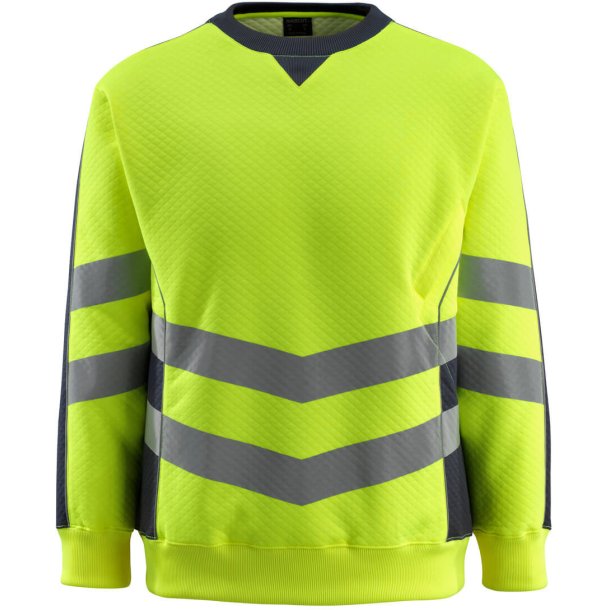 MASCOT Sweatshirt Hi-Vis Gul/Mrk Marine 50126-932-17010