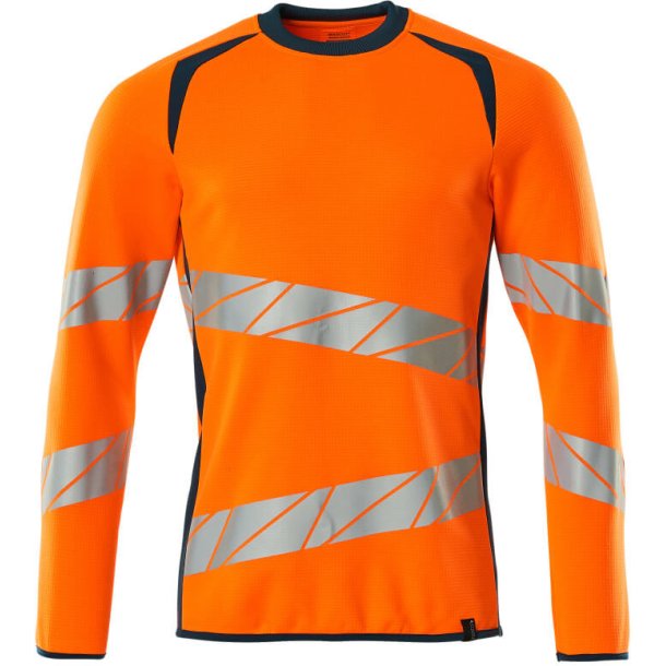 MASCOT Sweatshirt Hi-Vis Orange/Mrk Petroleum 19084-781-1444