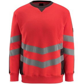 MASCOT® Sweatshirt Hi-Vis Rd/Mrk Antracit 50126-932-22218