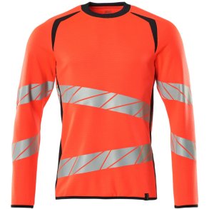 MASCOT® Sweatshirt Hi-Vis Rd/Mrk Marine 19084-781-22210