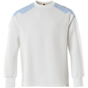 MASCOT® Sweatshirt Hvid/Azurbl 20084-932-0691