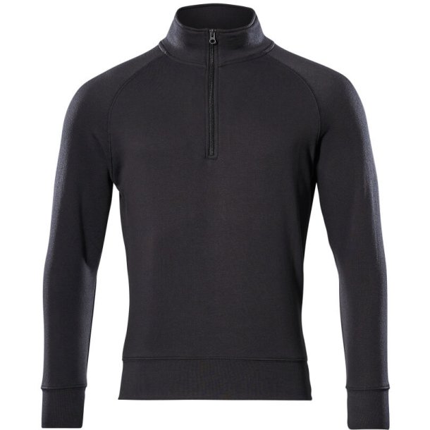 MASCOT&reg; Sweatshirt med kort lynls Sort 50611-971-09