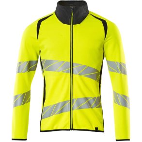 MASCOT® Sweatshirt med lynls Hi-Vis Gul/Mrk Marine 19184-781-17010