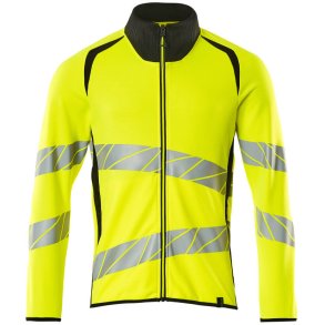 MASCOT® Sweatshirt med lynls Hi-Vis Gul/Sort 19184-781-1709