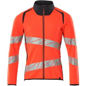 MASCOT® Sweatshirt med lynls Hi-Vis Rd/Mrk Marine 19184-781-22210