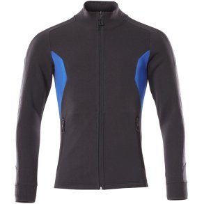 MASCOT® Sweatshirt med lynls Mrk Marine/Azurbl 18484-962-01091