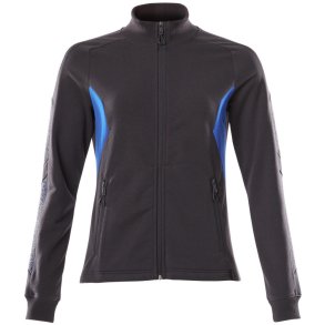 MASCOT® Sweatshirt med lynls Mrk Marine/Azurbl 18494-962-01091