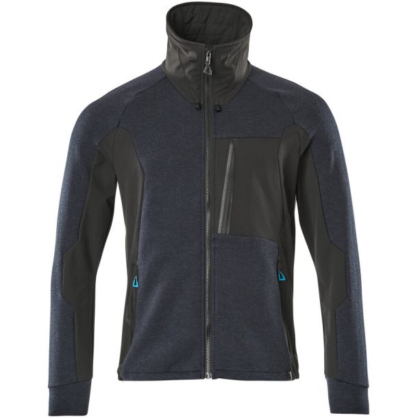 MASCOT&reg; Sweatshirt med lynls Mrk Marine/Sort 17484-319-01009