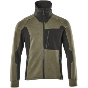 MASCOT® Sweatshirt med lynls Mosgrn/Sort 17484-319-3309