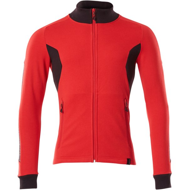 MASCOT&reg; Sweatshirt med lynls Signalrd/Sort 18484-962-20209