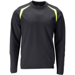 MASCOT® Sweatshirt Mrk Marine/Hi-Vis Gul 21584-337-01017