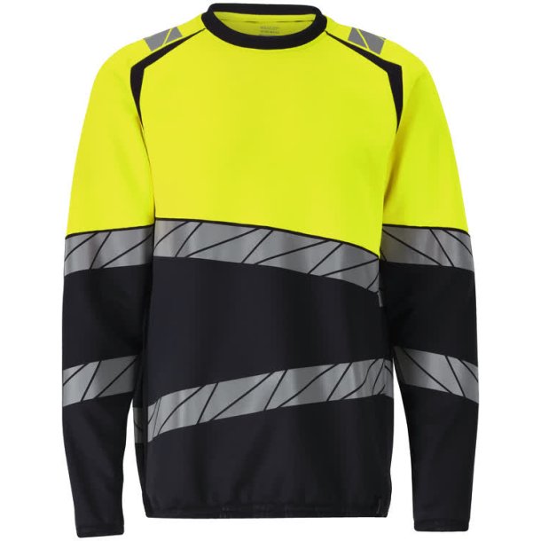 MASCOT� Sweatshirt M�rk Marine/Hi-Vis Gul 25084-781-01017