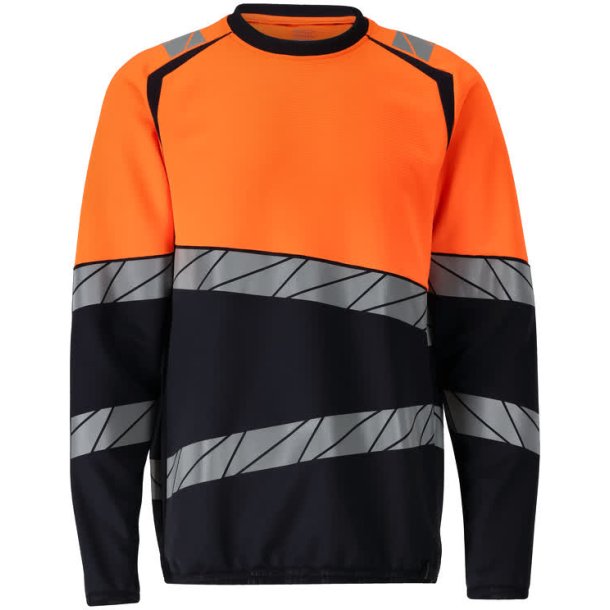 MASCOT� Sweatshirt M�rk Marine/Hi-Vis Orange 25084-781-01014
