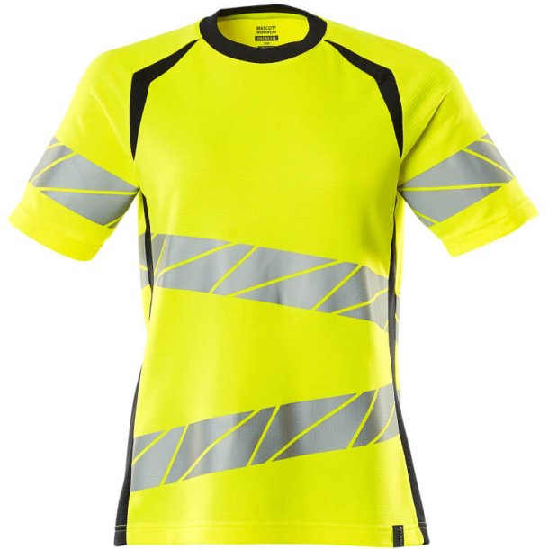 MASCOT T-shirt Hi-Vis Gul/Mrk Marine 19092-771-17010