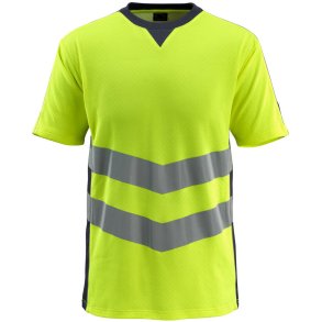 MASCOT® T-shirt Hi-Vis Gul/Mrk Marine 50127-933-17010