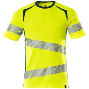 MASCOT® T-shirt Hi-Vis Gul/Mrk Petroleum 19082-771-1744