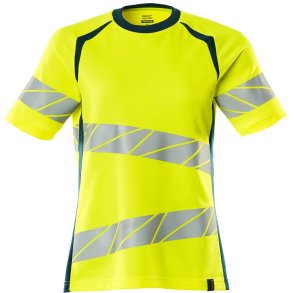 MASCOT® T-shirt Hi-Vis Gul/Mrk Petroleum 19092-771-1744