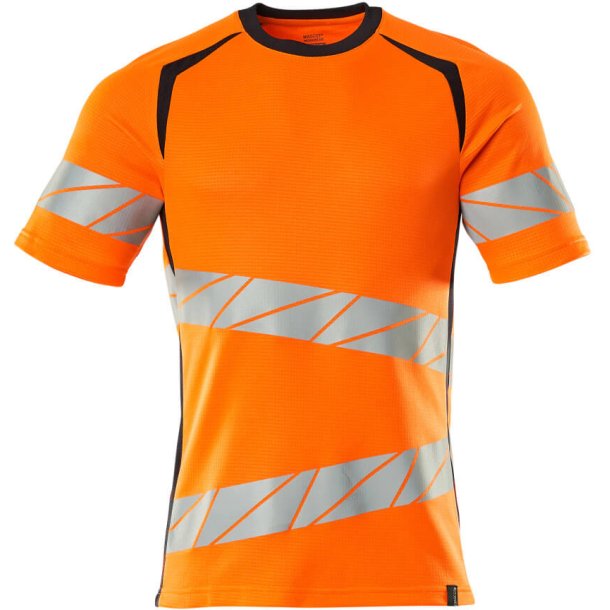 MASCOT T-shirt Hi-Vis Orange/Mrk Marine 19082-771-14010